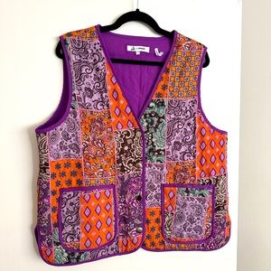 Vest in ethnic style ( new) size large